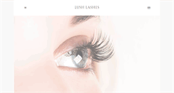 Desktop Screenshot of lushlashes.co.nz