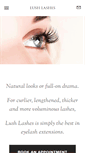 Mobile Screenshot of lushlashes.co.nz